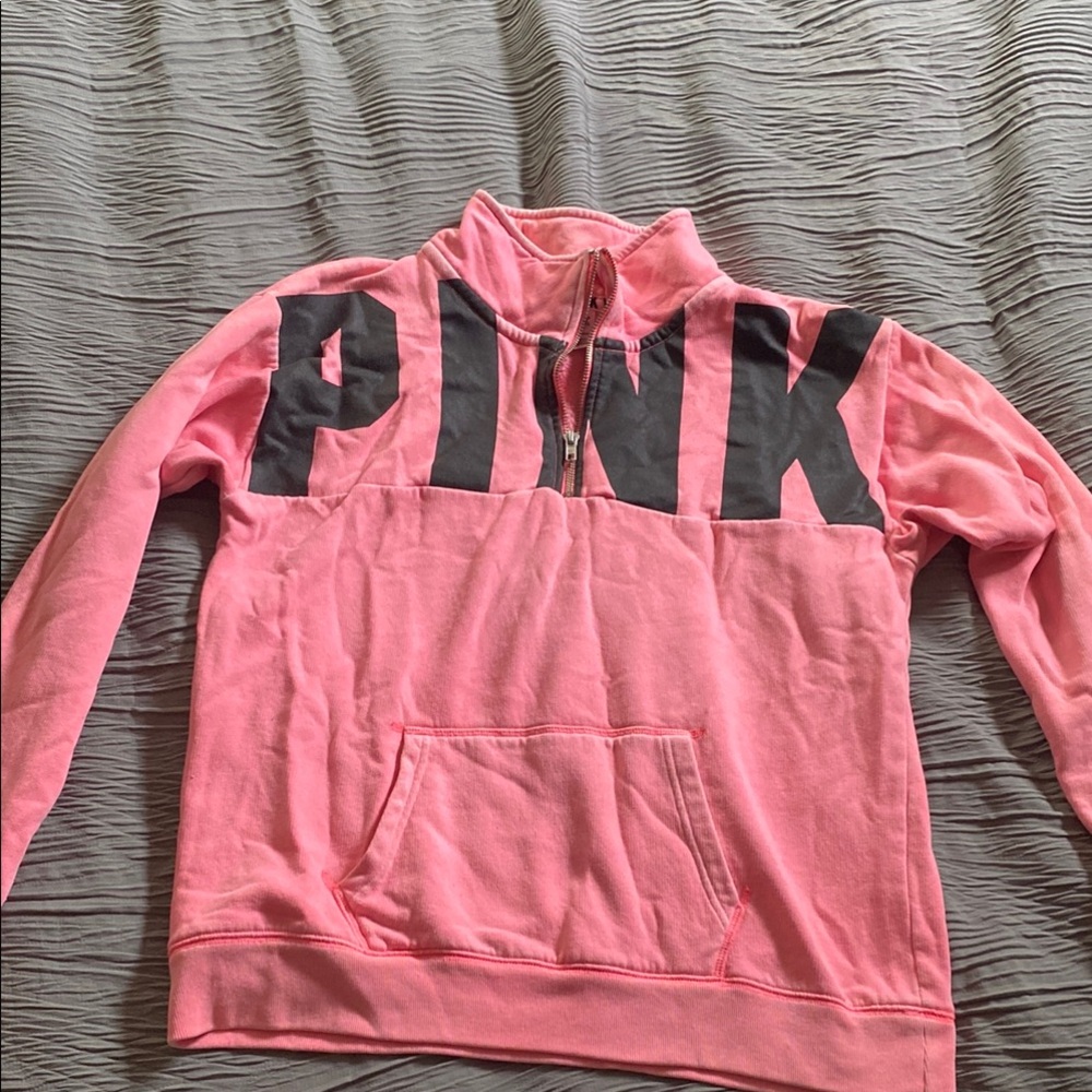 PINK Quarter-Zip Pullover